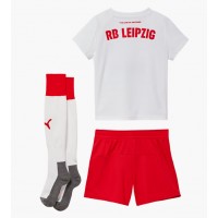 Dětský fotbalový dres RB Leipzig 2025-26 Domácí Krátký Rukáv (+ trenýrky)